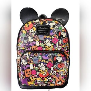 Disney Parks Loungefly Halloween Mickey and Friends Backpack